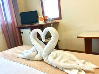 Гостиница Эдельвейс Анапа Стандартный двухместный номер с 1 кроватью или 2 отдельными кроватями и балконом-4